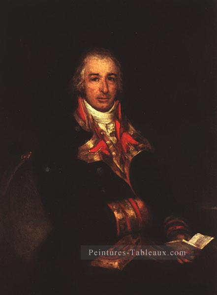 Portrait de Don Jose Queralto Romantique moderne Francisco Goya Peintures à l'huile